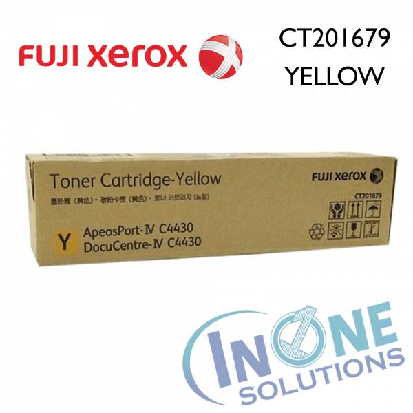 Genuine Fuji Xerox Toner Cartridge - CT201679 YELLOW