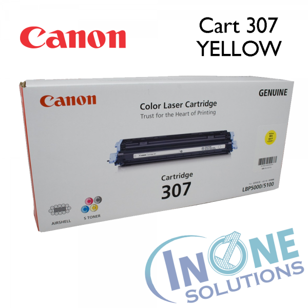 Genuine Canon Toner Cartridge - 307 YELLOW