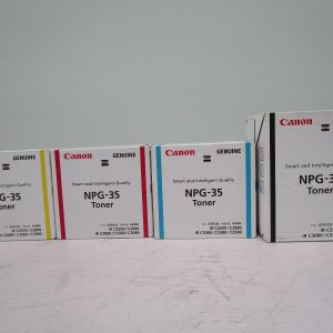 Canon NPG-35 Genuine Toner Cartridge Full Set (C, M, Y, K)