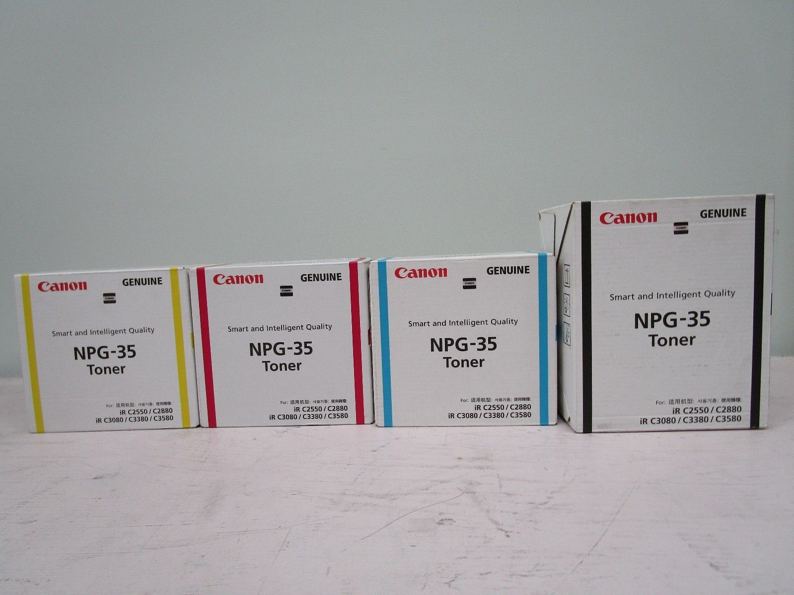 Canon NPG-35 Genuine Toner Cartridge Full Set (C, M, Y, K) - In One