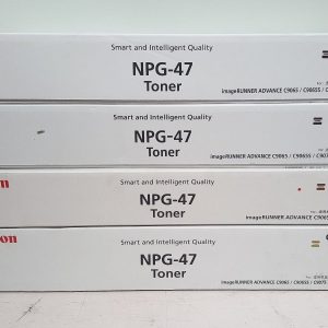 NPG-47 Canon Toner Cartridge Set All colours C,M,Y,K Genuine (TG47)